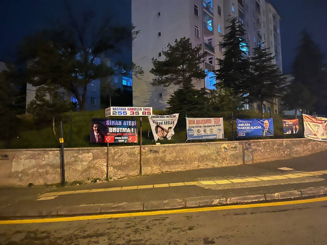 Ankara’nın pek çok noktasına ‘Sinan Ateş’i unutma’ afişleri asıldı 2